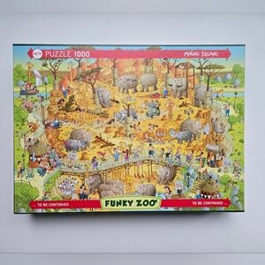 Heye 1000 piece jigsaw puzzle - Funky Zoo - African Habitat
